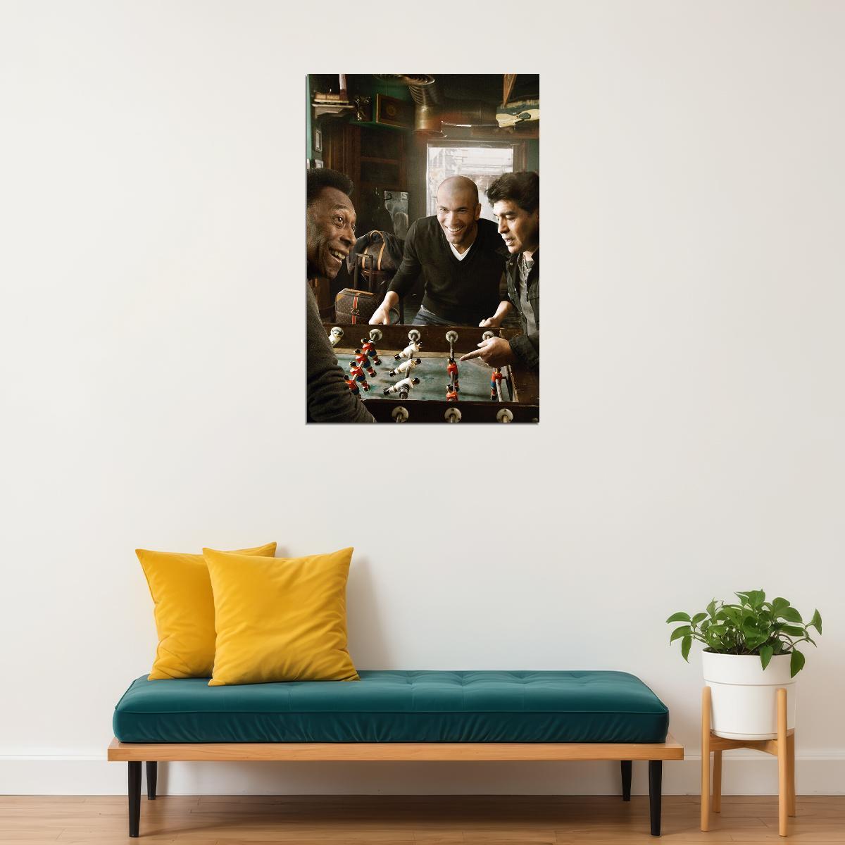 Diego Armando Maradona Argentina Legend Football Soccer Poster Wall Art Print Home Wall Decor - xonomax