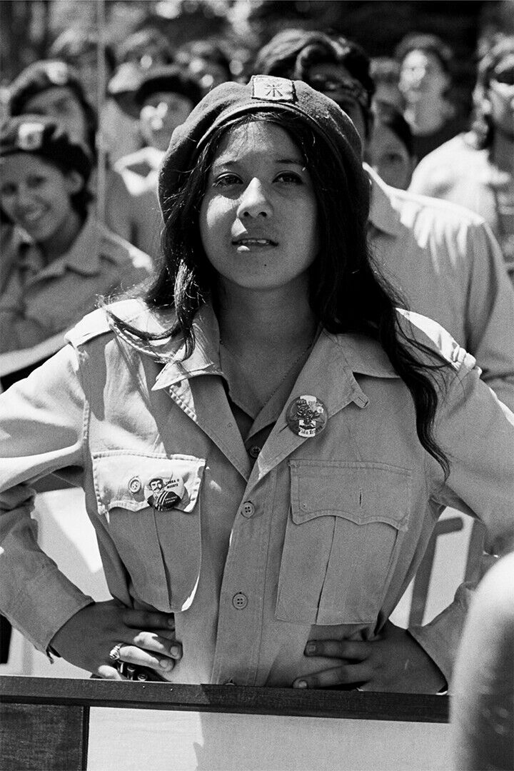 Chicana Women At An Anti-discrimination Rally Poster Wall Art Print Home Wall Decor