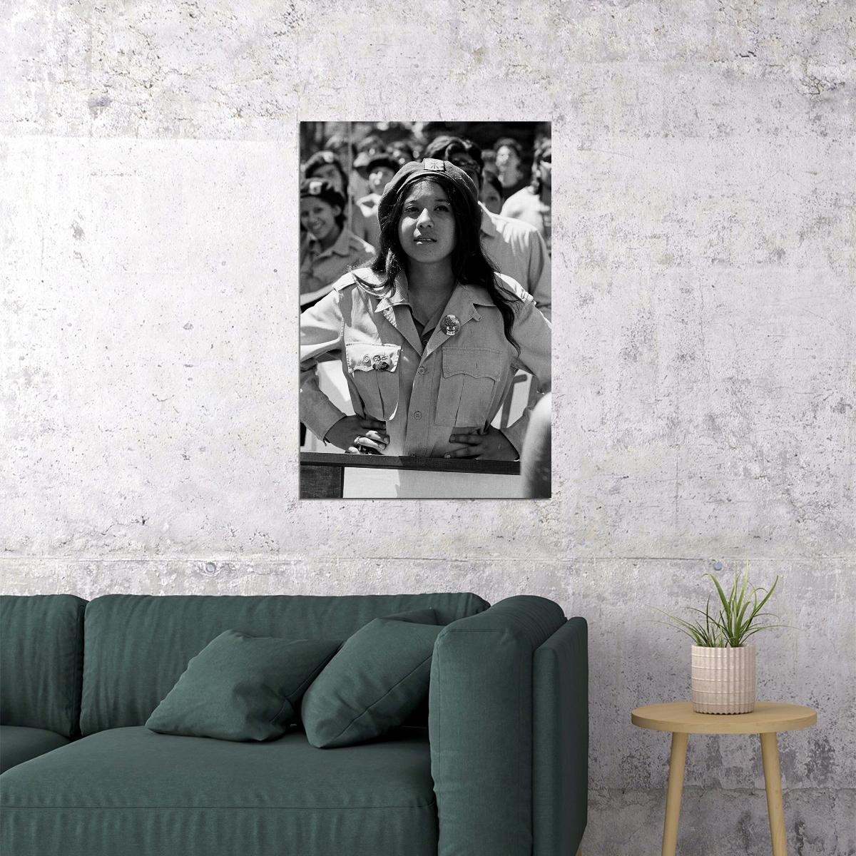 Chicana Women At An Anti-discrimination Rally Poster Wall Art Print Home Wall Decor