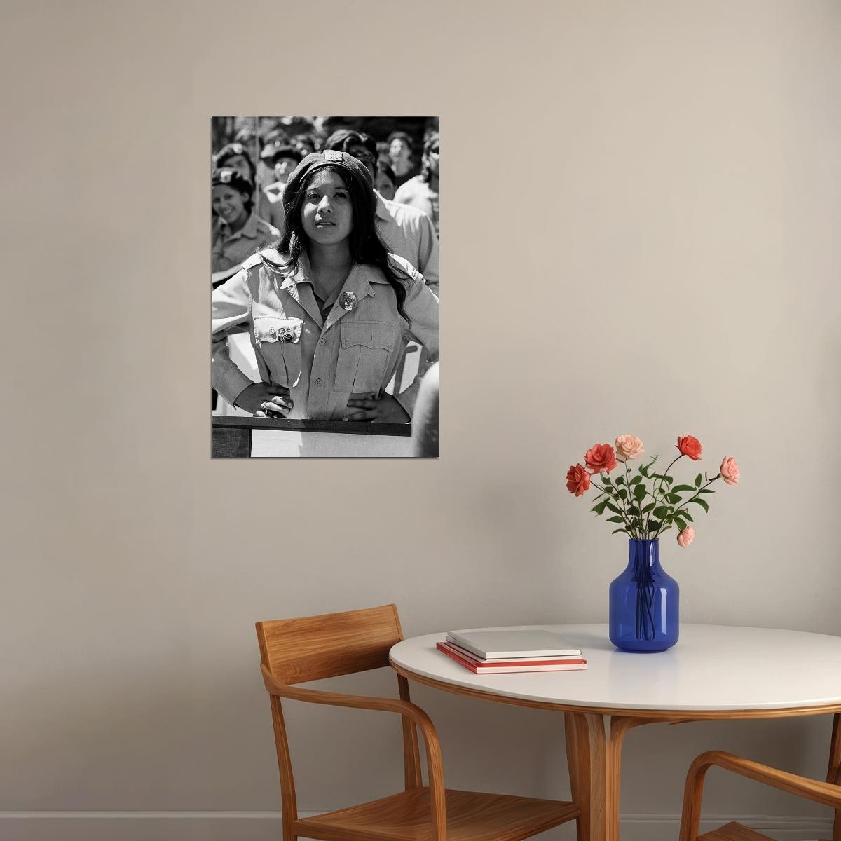 Chicana Women At An Anti-discrimination Rally Poster Wall Art Print Home Wall Decor