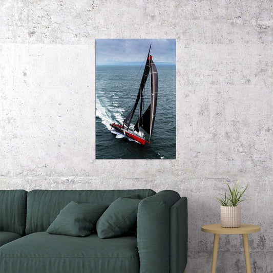Sailboat Race Watercraft Sport Poster Wall Art Print Home Wall Decor - xonomax