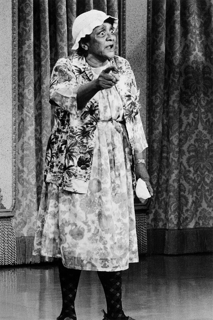 Jackie Moms Mabley Performing On Show Poster Wall Art Print Home Wall Decor