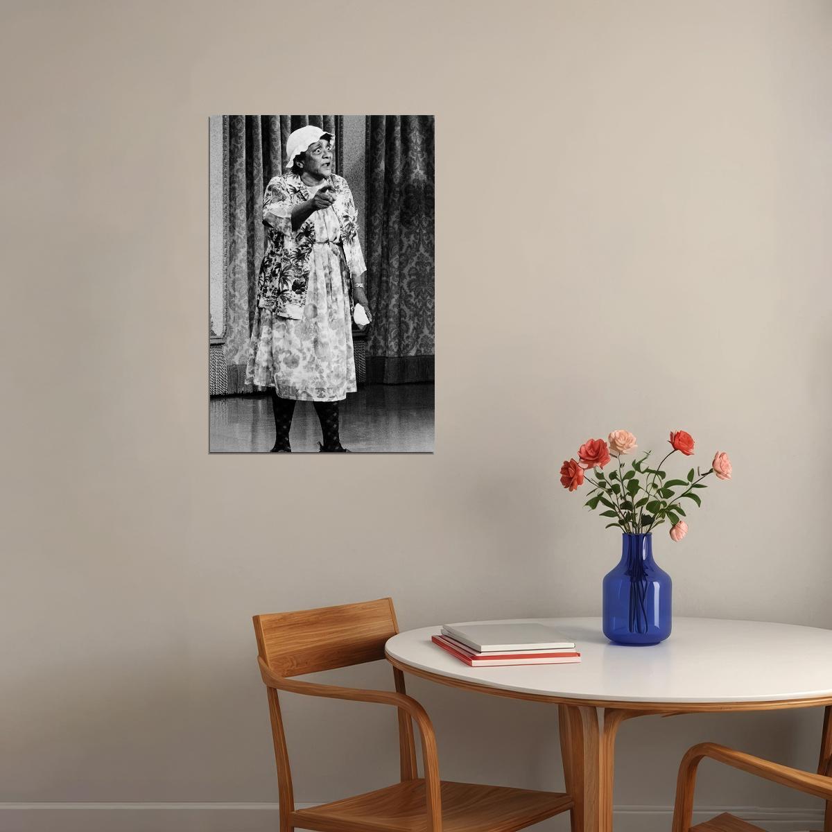 Jackie Moms Mabley Performing On Show Poster Wall Art Print Home Wall Decor