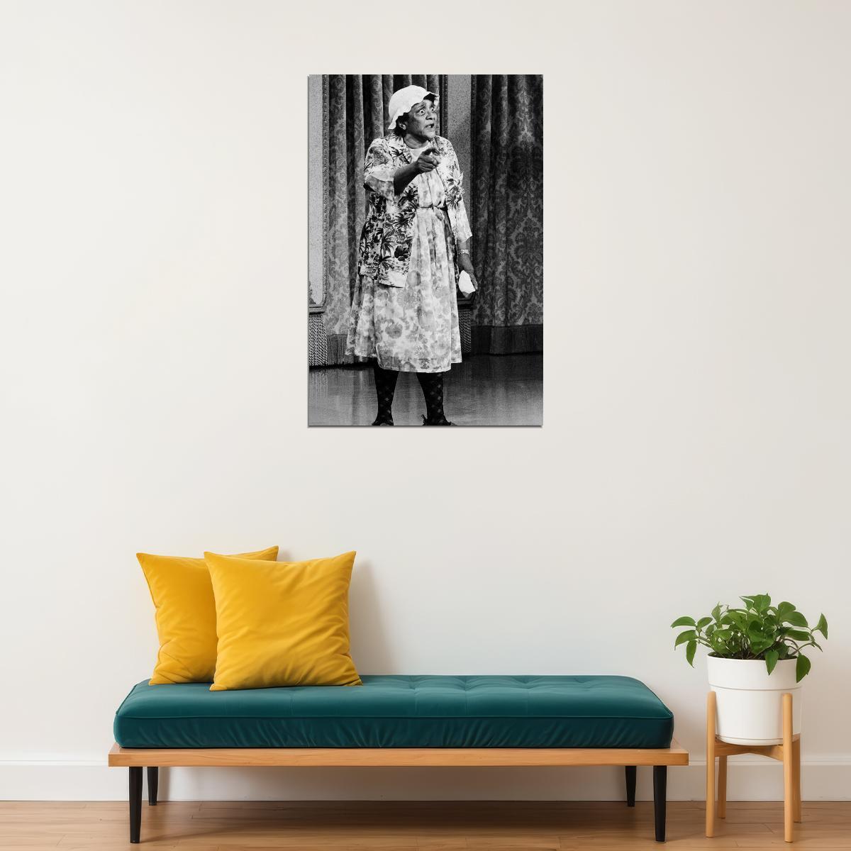 Jackie Moms Mabley Performing On Show Poster Wall Art Print Home Wall Decor