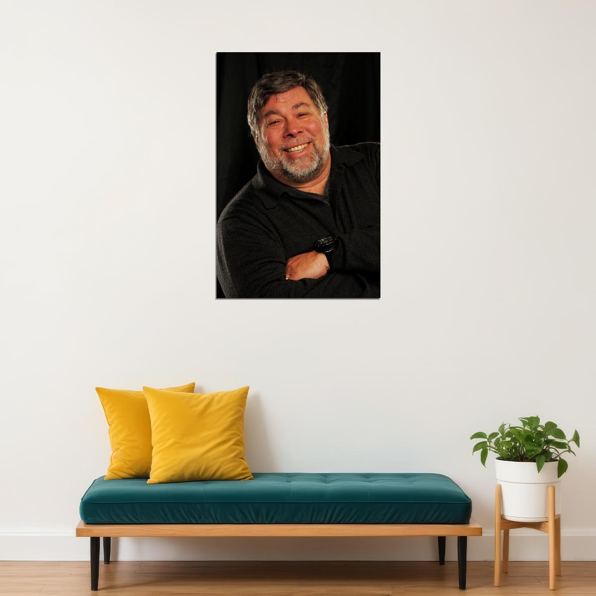 Steve Wozniak Entrepreneur Computer Programmer Poster Wall Art Print Home Wall Decor