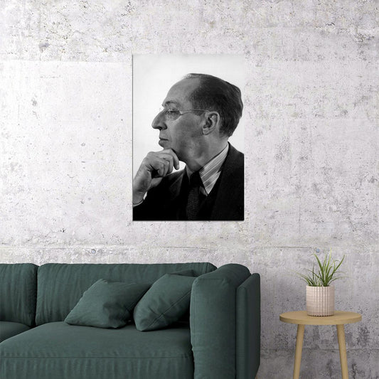 Aaron Copland Conductor Music Teacher Poster Wall Art Print Home Wall Decor - xonomax