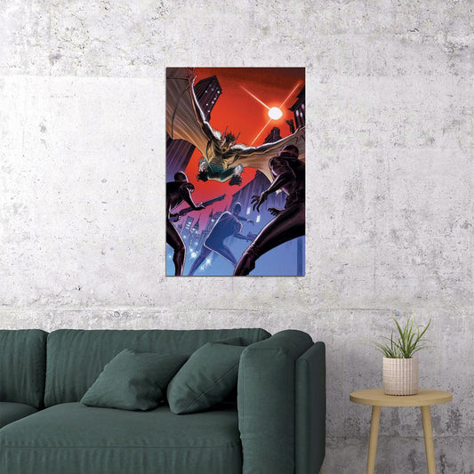 Man-bat Trying To Attack Movie Animation Poster Wall Art Print Home Wall Decor - xonomax