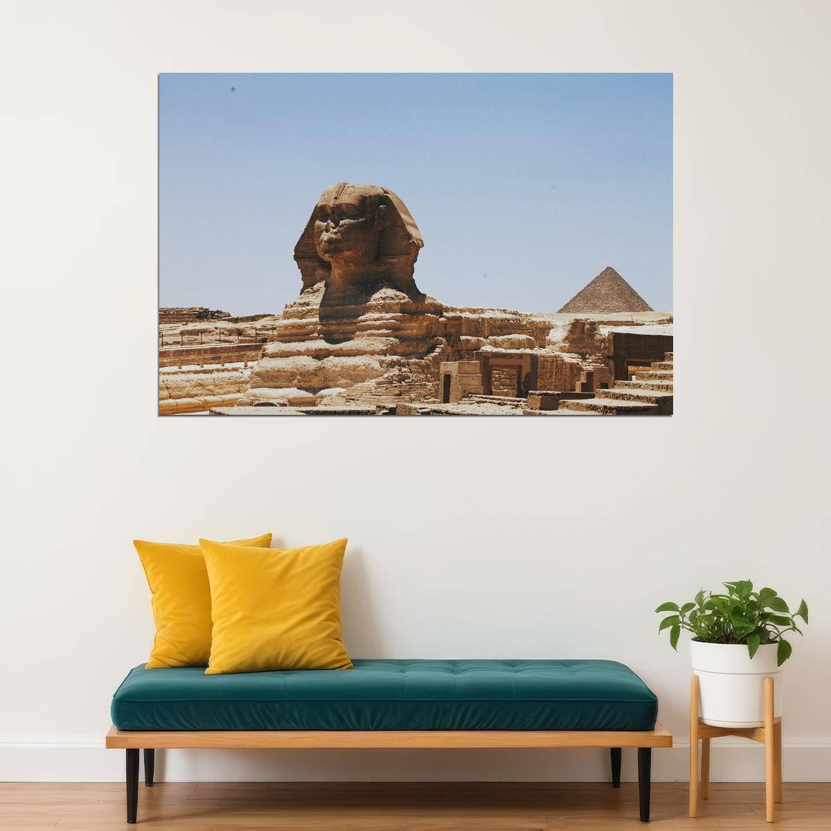 Egypt Great Sphynx Of Giza Poster Wall Art Print Home Wall Decor - xonomax