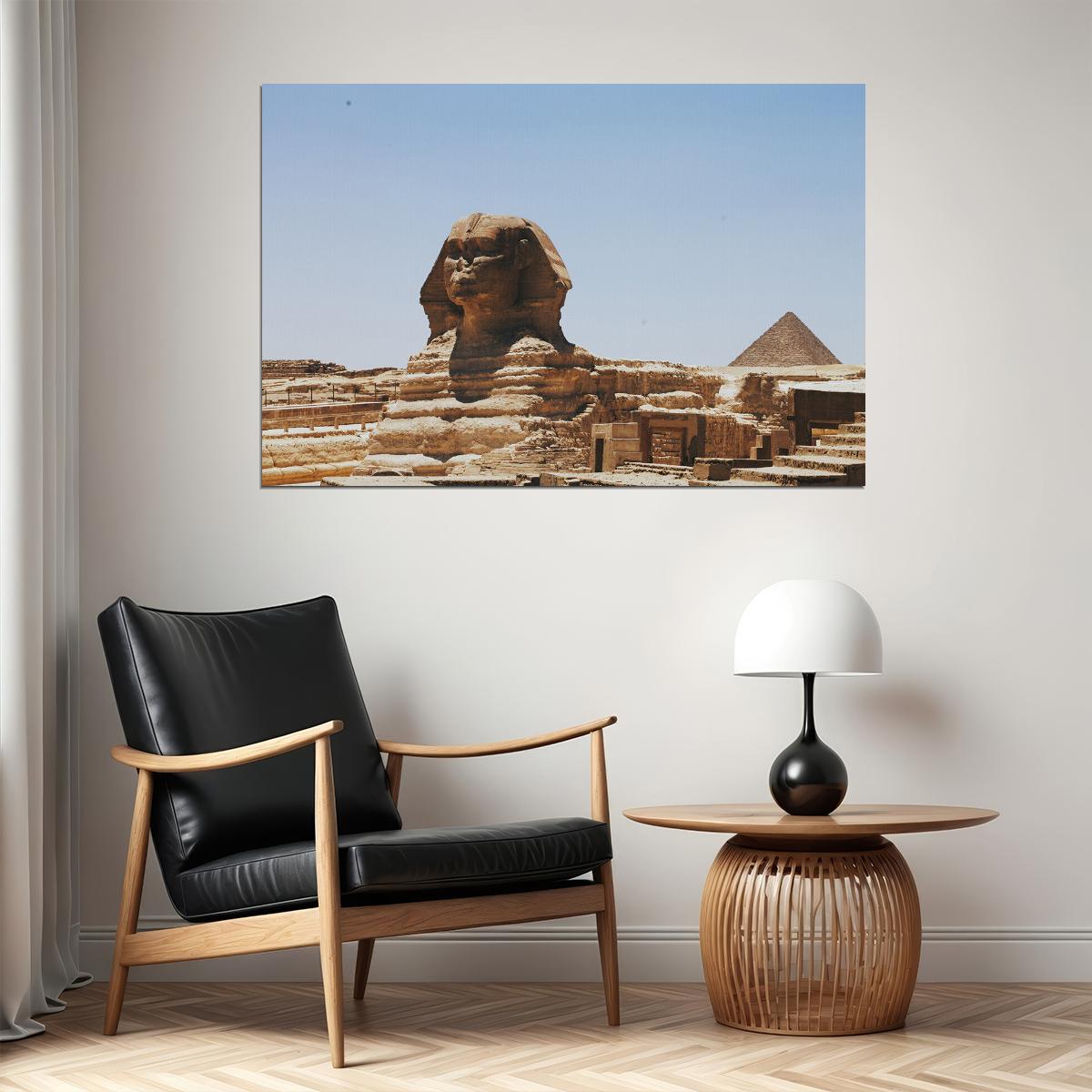 Egypt Great Sphynx Of Giza Poster Wall Art Print Home Wall Decor - xonomax