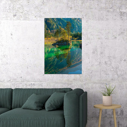 Forest Lake Beautiful Landscape Poster Wall Art Print Home Wall Decor - xonomax