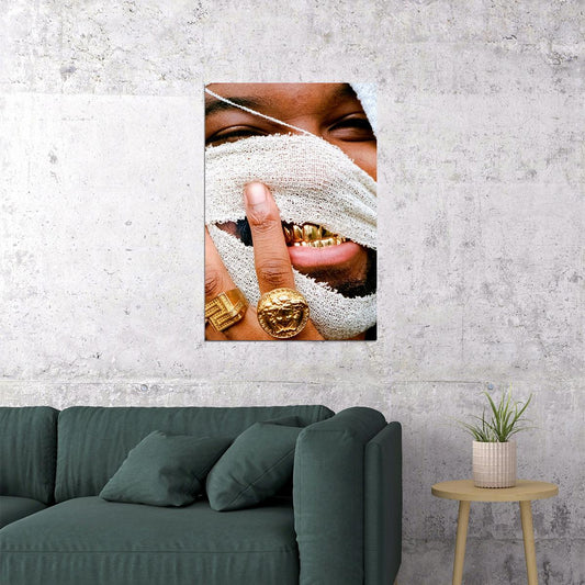 Genesis Owusu Smiling With No Teeth Music Album Poster Wall Art Print Home Wall Decor - xonomax