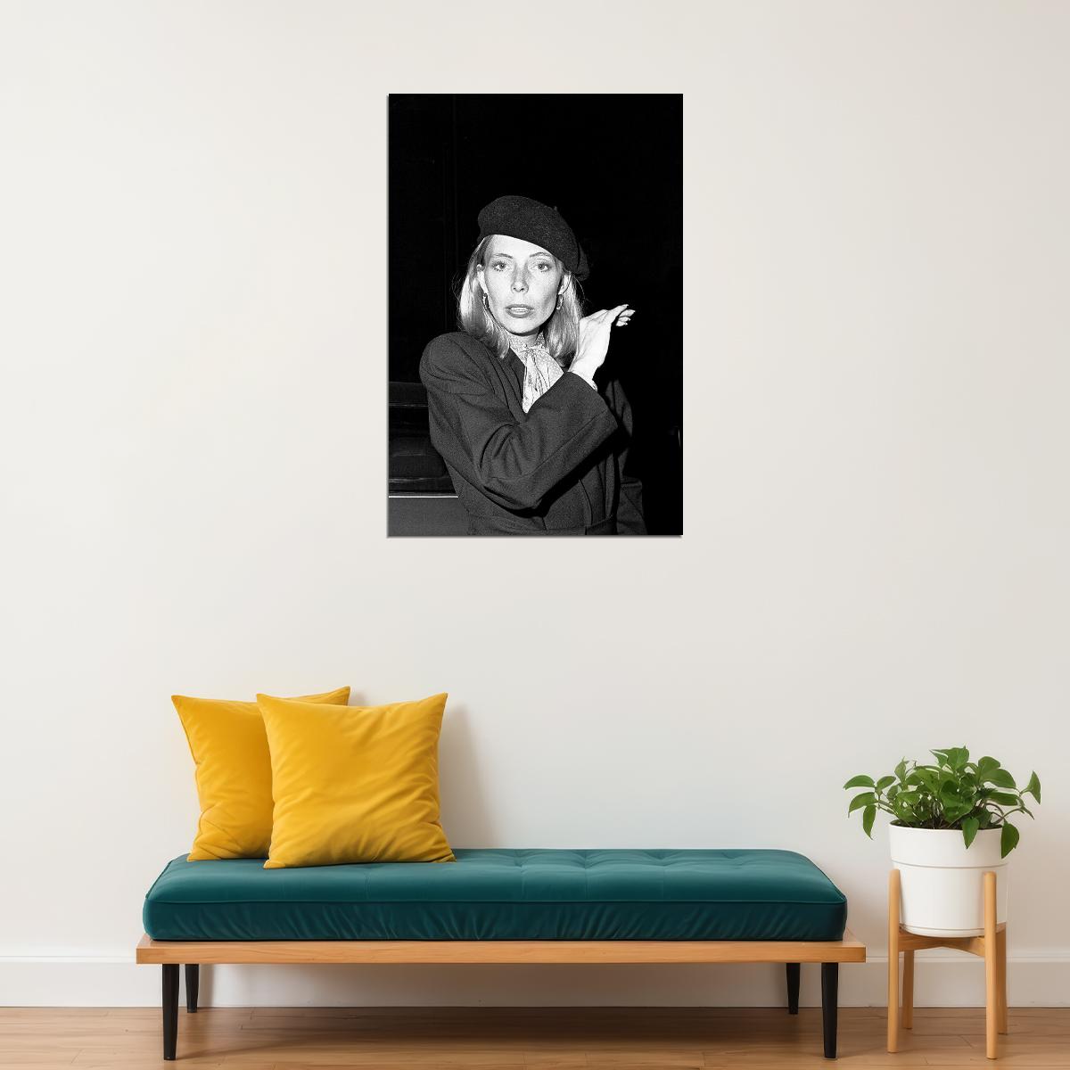 Joni Mitchell Songwriter Singer Poster Wall Art Print Home Wall Decor