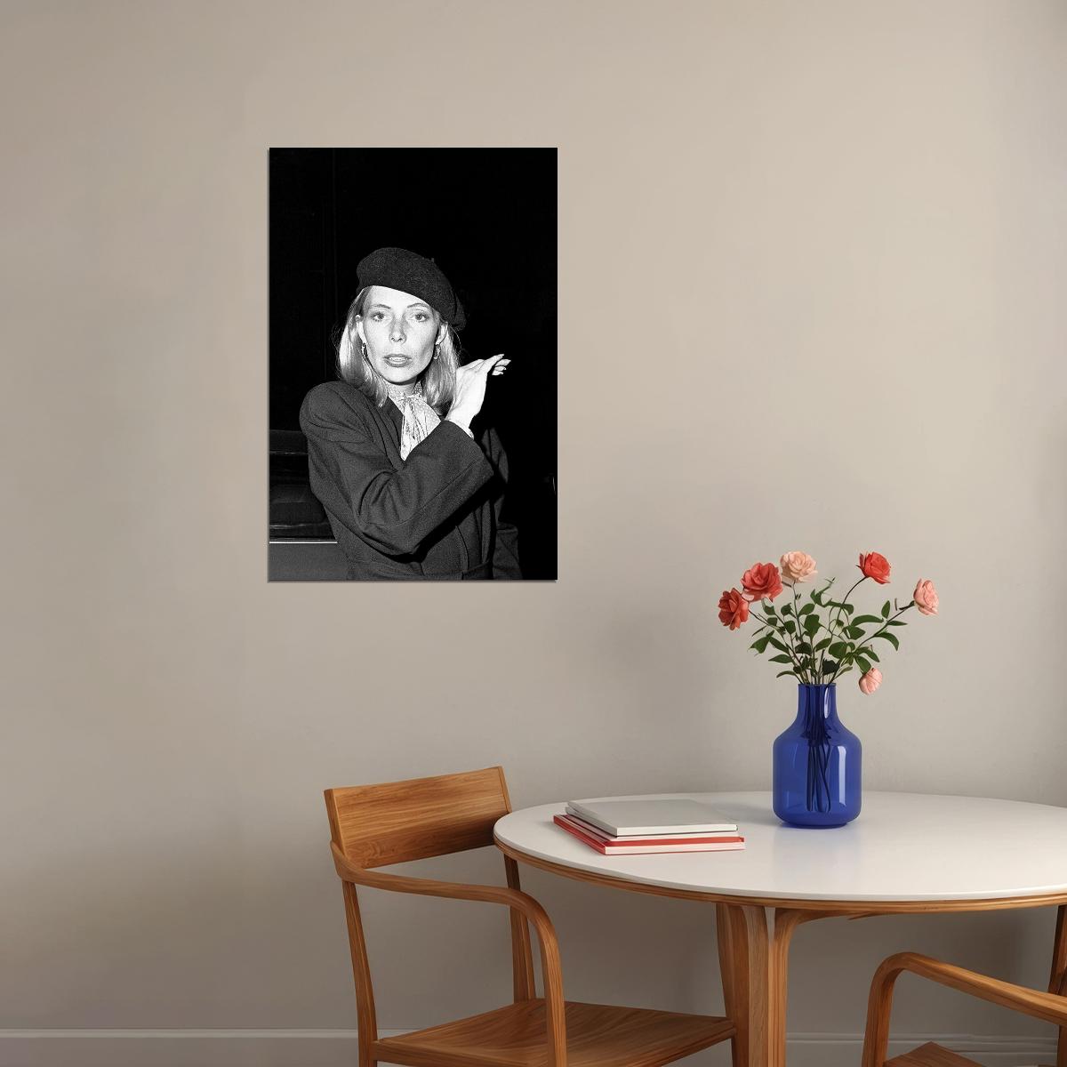 Joni Mitchell Songwriter Singer Poster Wall Art Print Home Wall Decor