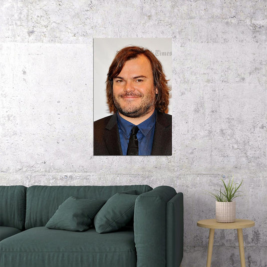 Portrait Of Jack Black Actor Poster Wall Art Print Home Wall Decor - xonomax