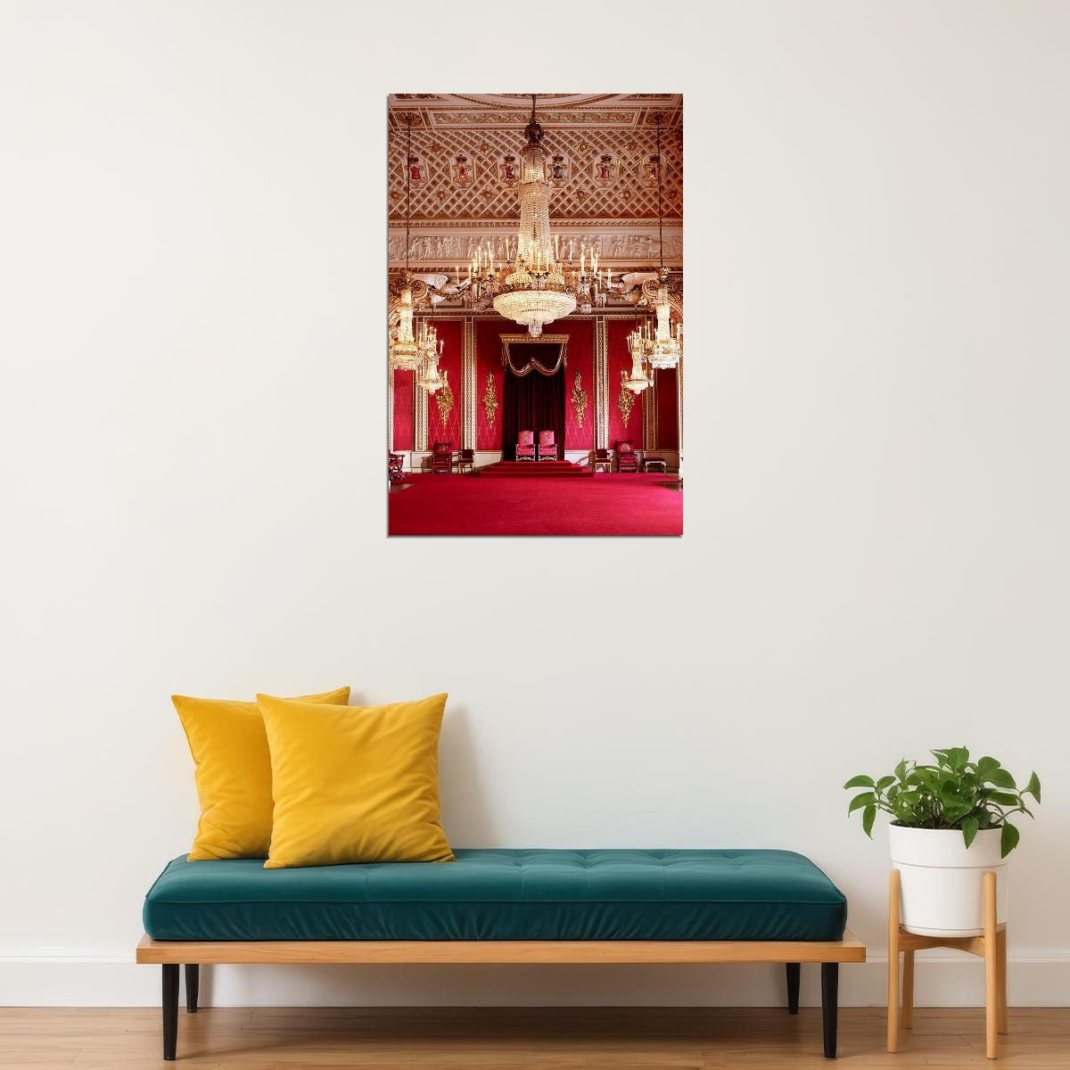 Inside Queen Elizabeth's Palace Poster Wall Art Print Home Wall Decor - xonomax