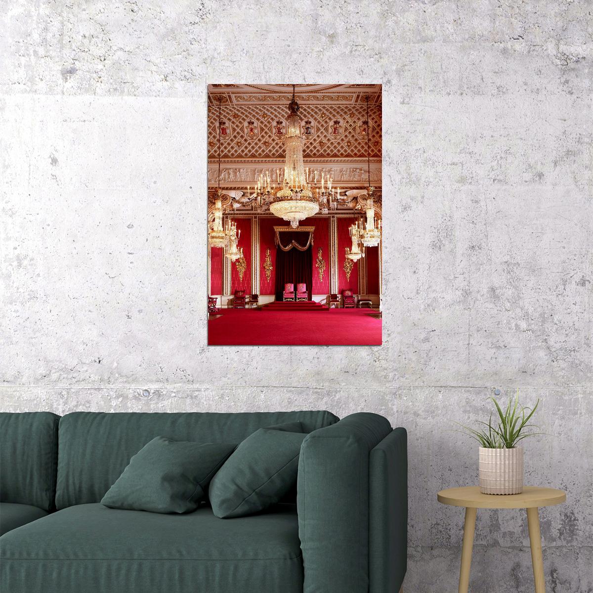 Inside Queen Elizabeth's Palace Poster Wall Art Print Home Wall Decor - xonomax