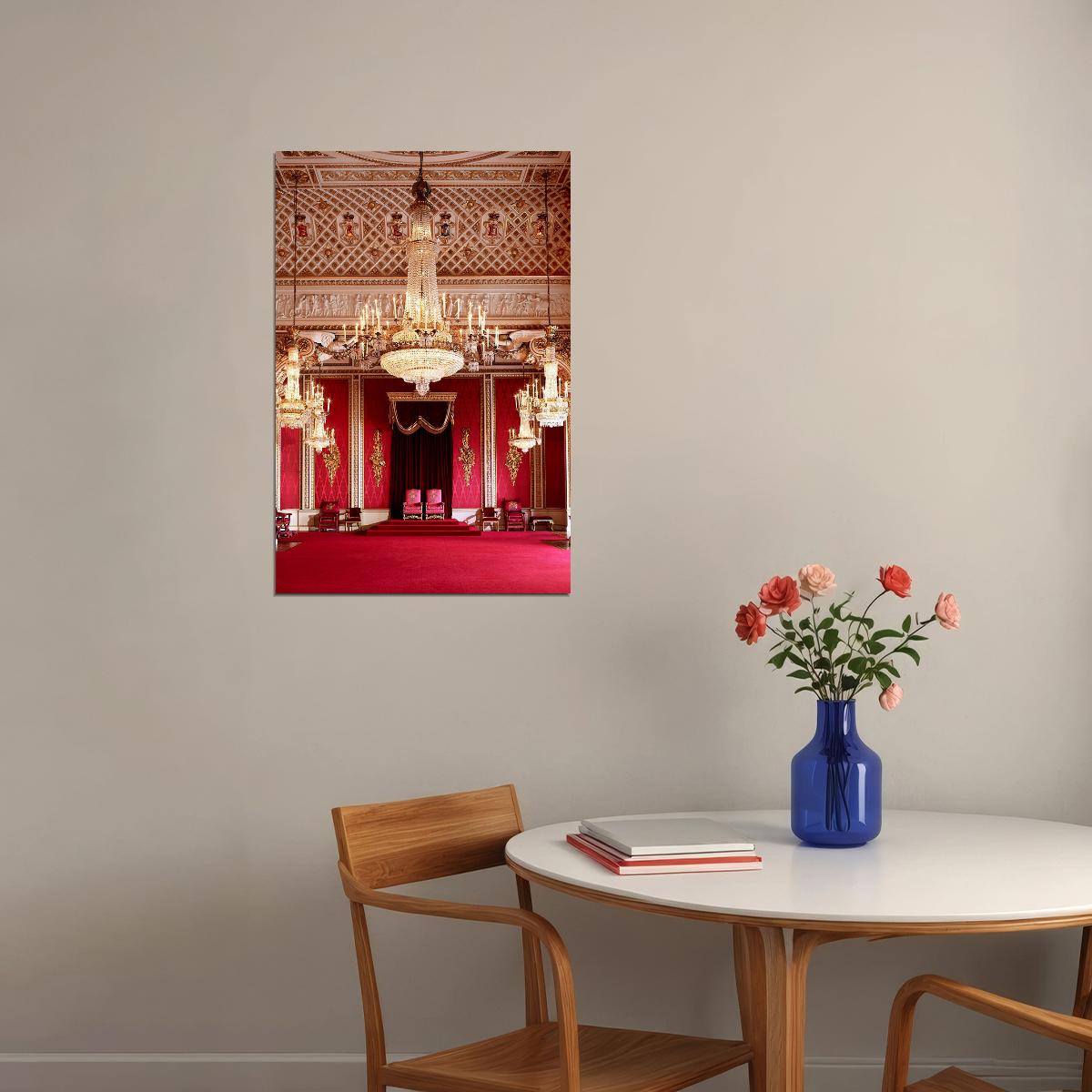 Inside Queen Elizabeth's Palace Poster Wall Art Print Home Wall Decor - xonomax