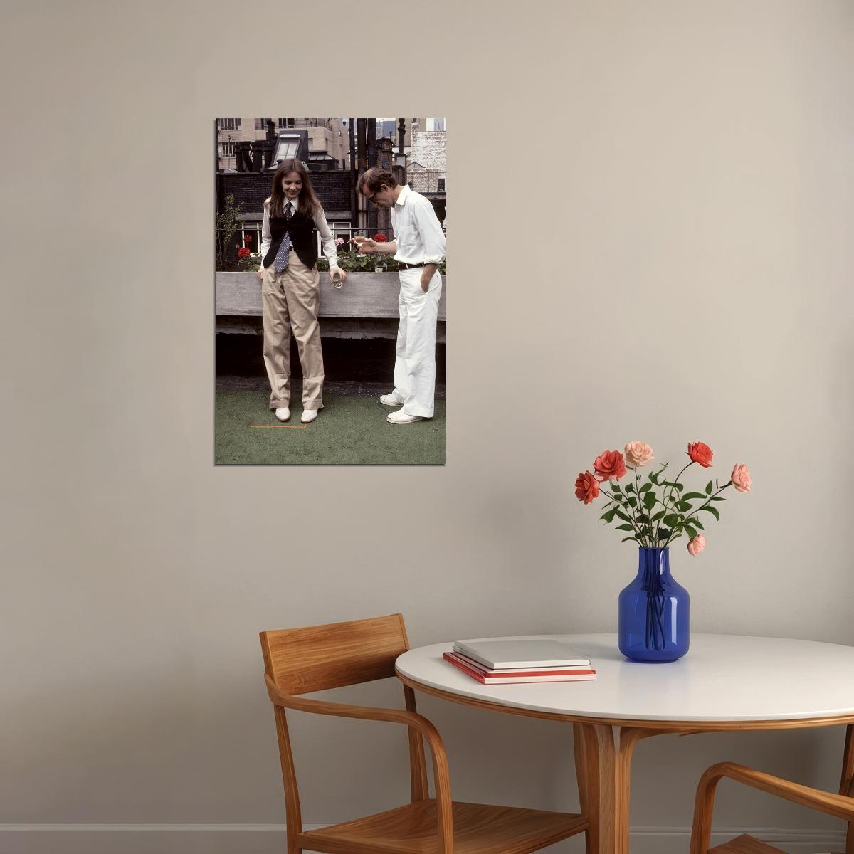 Diane Keaton And Woody Allen In Annie Hall Poster Wall Art Print Home Wall Decor - xonomax