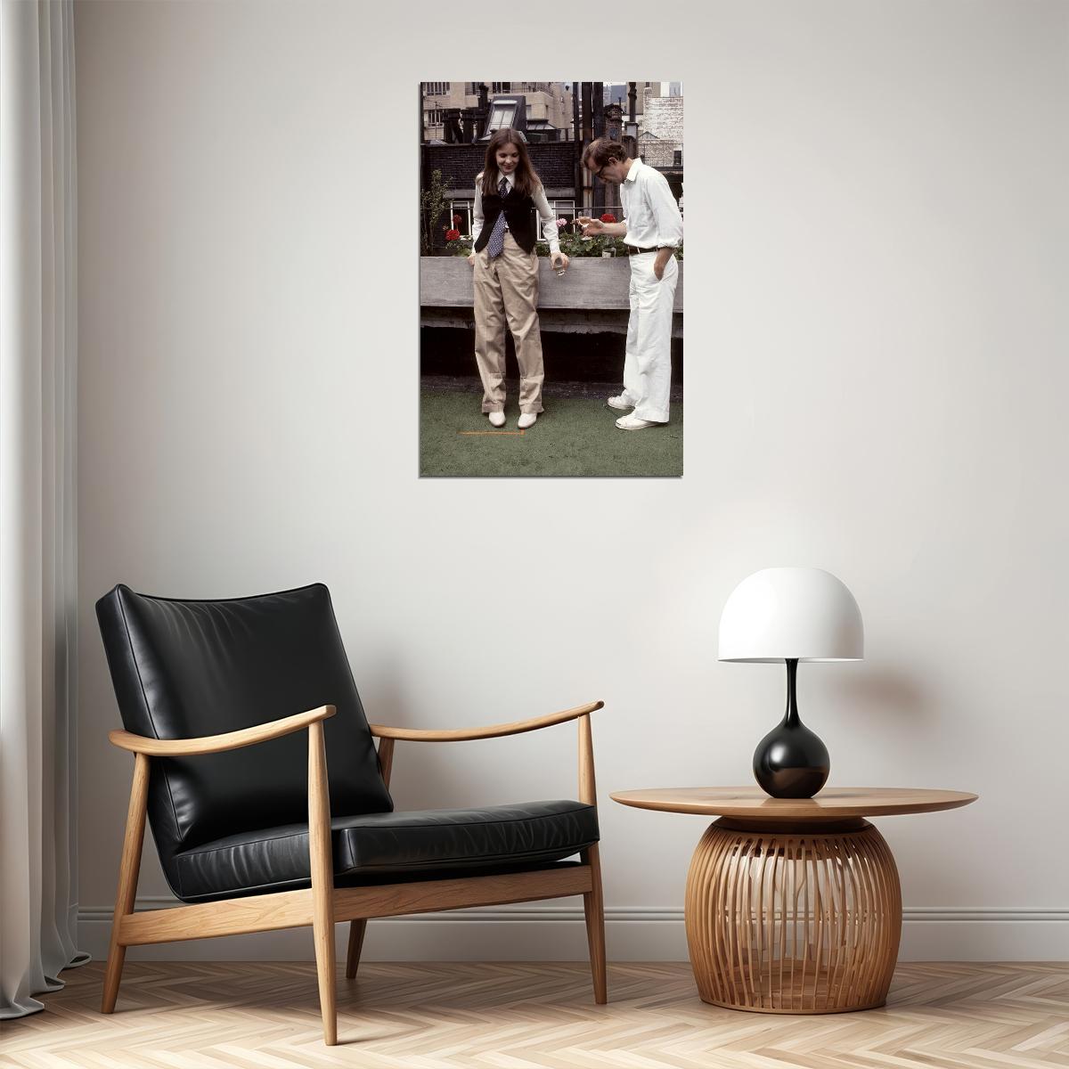Diane Keaton And Woody Allen In Annie Hall Poster Wall Art Print Home Wall Decor - xonomax