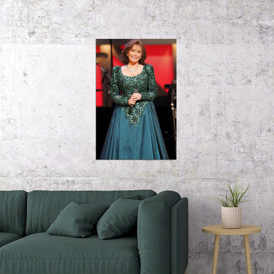 Country Singer Loretta Lynn In Concert Singer Poster Wall Art Print Home Wall Decor - xonomax