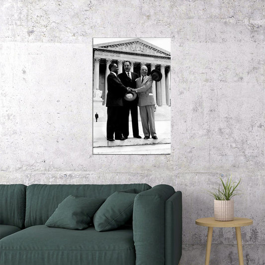 Thurgood Marshall Leaving Supreme Court Poster Wall Art Print Home Wall Decor - xonomax