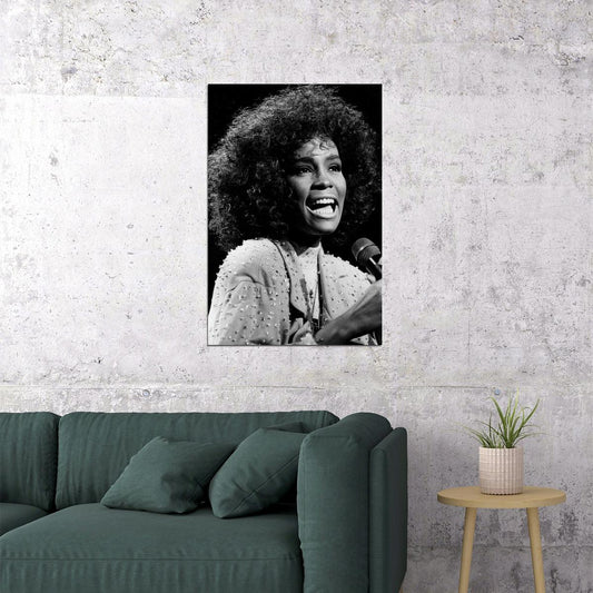Whitney Houston Singer Musician Artist Poster Wall Art Print Home Wall Decor - xonomax