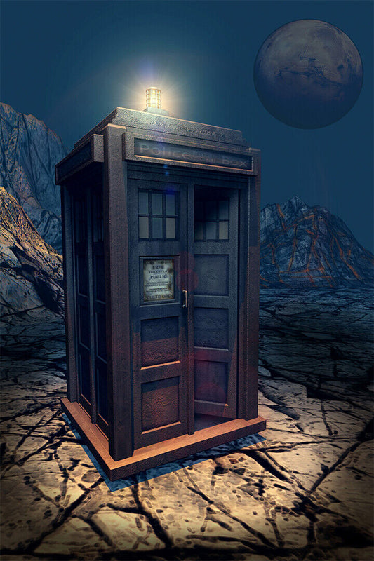 Dr Who Space Tardis Movie Science Fiction Comedy Poster Wall Art Print Home Wall Decor - xonomax