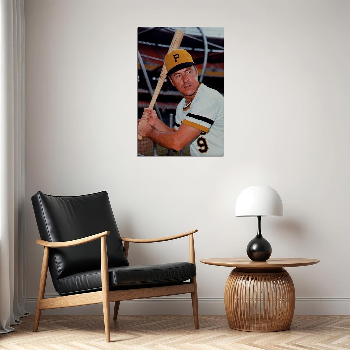 Bill Mazeroski Baseball Player Poster Wall Art Print Home Wall Decor - xonomax