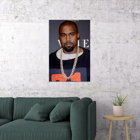 Kanye West Hip Hop Rap Music Singer Songwriter Poster Wall Art Print Home Wall Decor - xonomax