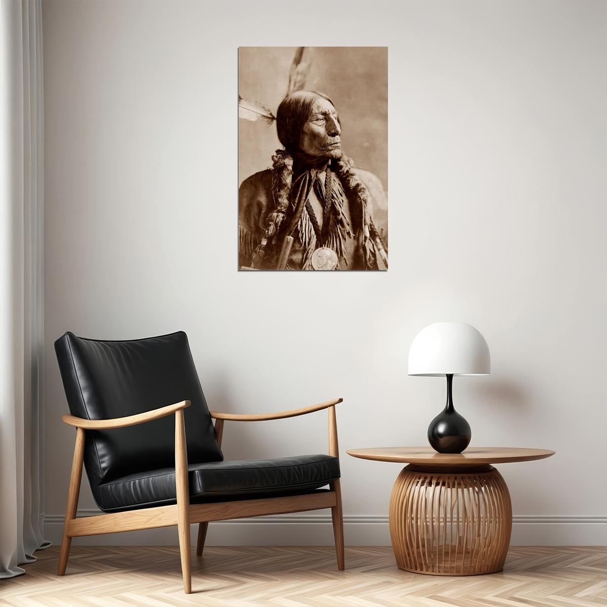 Chief Wolf Robe Cheyenne 1899 Photo By Frank A. Rinehart Poster Wall Art Print Home Wall Decor - xonomax