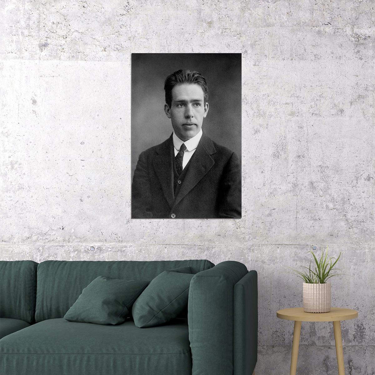 Niels Bohr Danish Physicist Mathematician Poster Wall Art Print Home Wall Decor