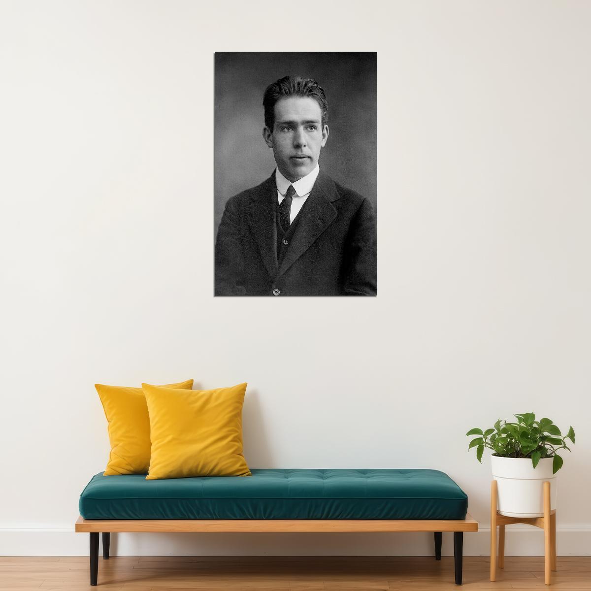 Niels Bohr Danish Physicist Mathematician Poster Wall Art Print Home Wall Decor