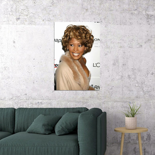 Whitney Houston Singer Musician Artist Poster Wall Art Print Home Wall Decor - xonomax