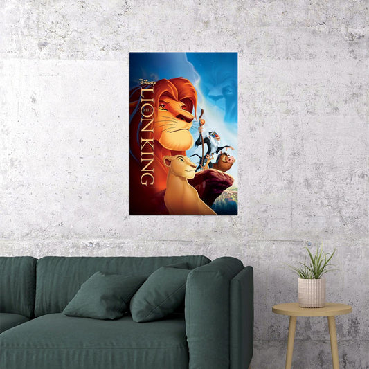Lion King Movie Animation Drama Poster Wall Art Print Home Wall Decor - xonomax