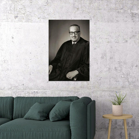 Supreme Court Justice Thurgood Marshall Poster Wall Art Print Home Wall Decor - xonomax