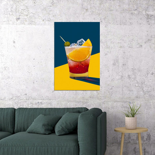 Negroni Week Drink Poster Wall Art Print Home Wall Decor - xonomax