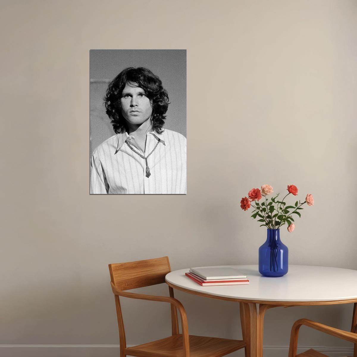 Jim Morrison Of The Doors Lyricist Composer Poster Wall Art Print Home Wall Decor
