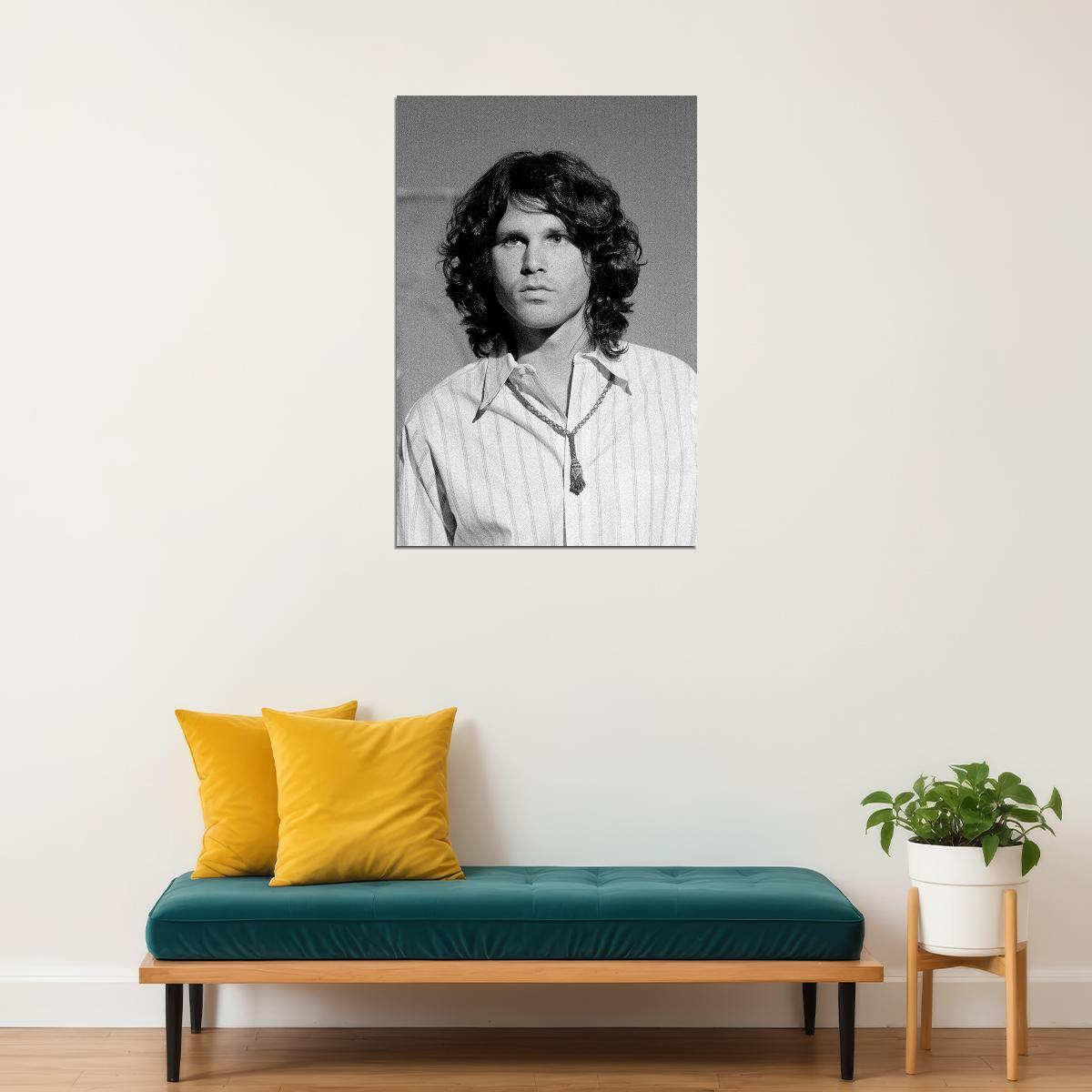 Jim Morrison Of The Doors Lyricist Composer Poster Wall Art Print Home Wall Decor