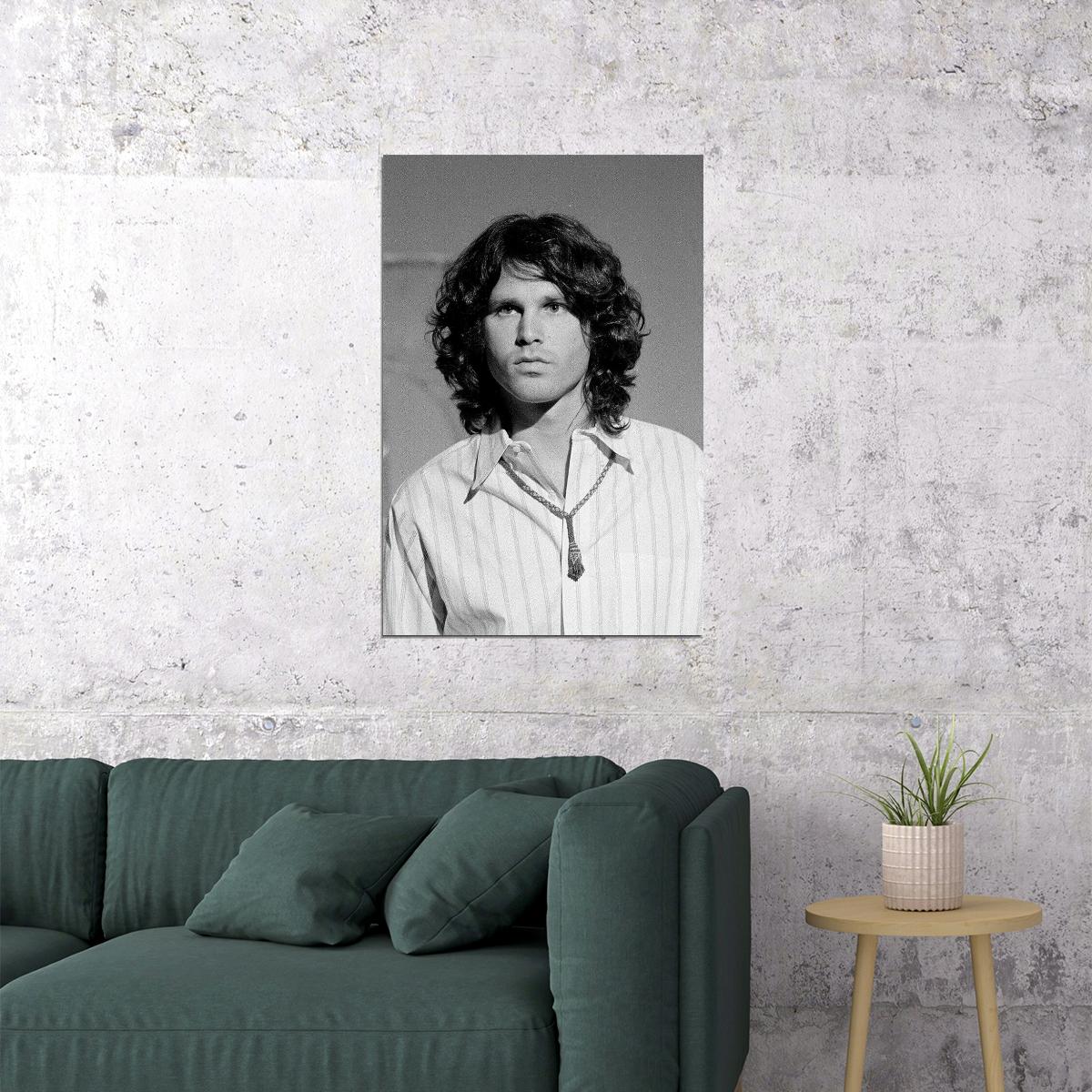 Jim Morrison Of The Doors Lyricist Composer Poster Wall Art Print Home Wall Decor