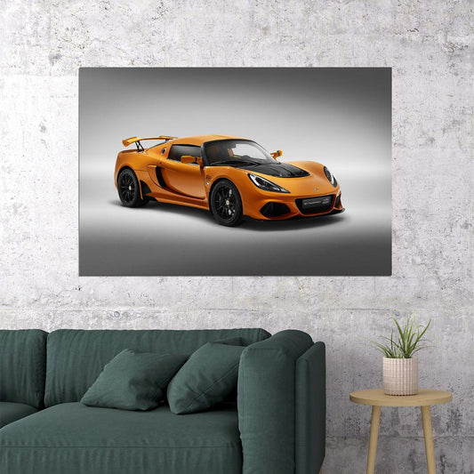 Lotus Exige Sport 410 20th Anniversary Racing Car Poster Wall Art Print Home Wall Decor - xonomax