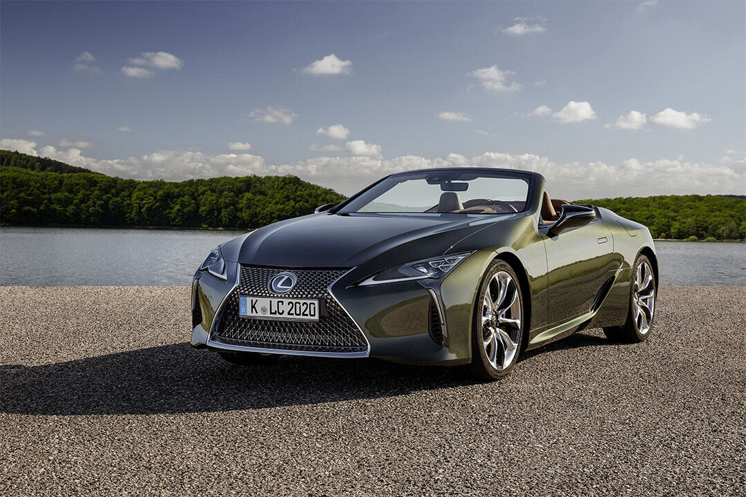 Japanese Convertible Car Lexus Lc500 Cabriolet Poster Wall Art Print Home Wall Decor - xonomax