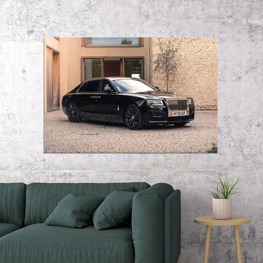 Rolls-royce Ghost Ewb 2 British Automobile Poster Wall Art Print Home Wall Decor - xonomax