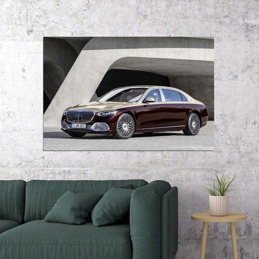 Mercedes-maybach S 580 Car Sedan 4matic Poster Wall Art Print Home Wall Decor - xonomax