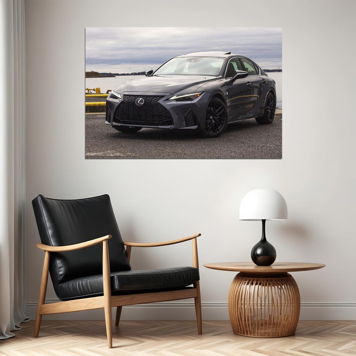 Lexus Is 350 Awd F Sport Car Poster Wall Art Print Home Wall Decor - xonomax