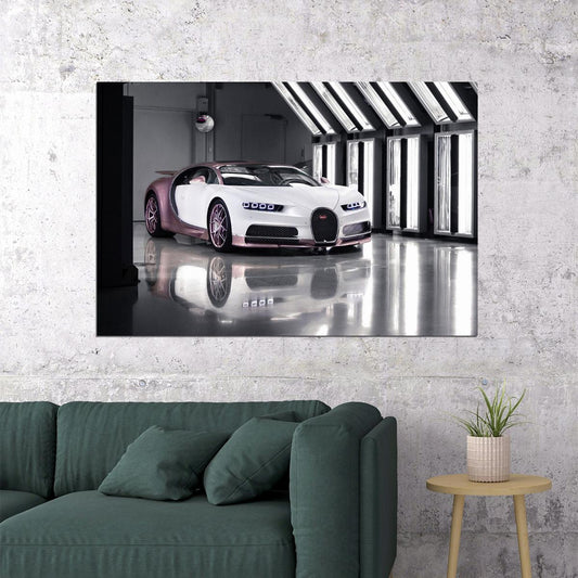Bugatti Chiron Sport Alice Poster Wall Art Print Home Wall Decor - xonomax