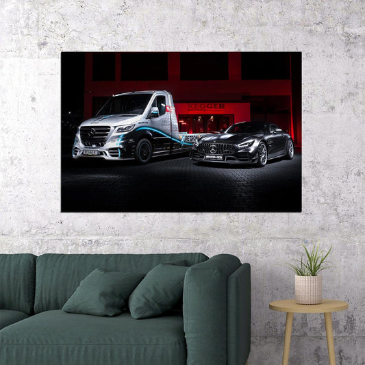 Kegger Mercedes-benz Sprinter Petronas Edition Poster Wall Art Print Home Wall Decor - xonomax
