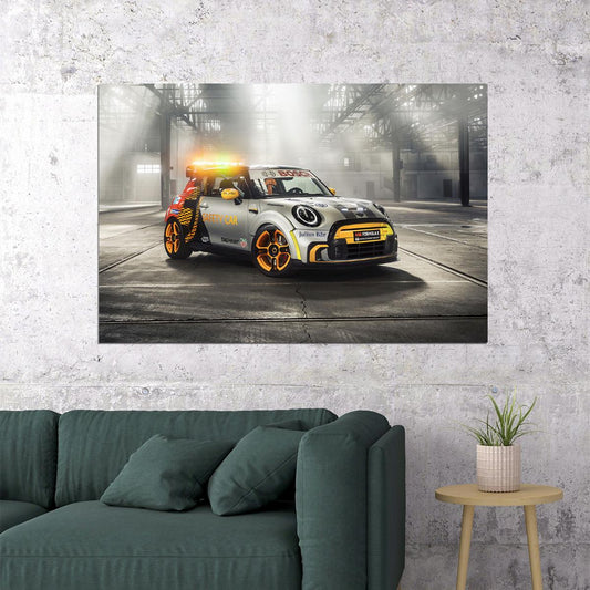 Mini Electric Pacesetter Safety Car Poster Wall Art Print Home Wall Decor - xonomax