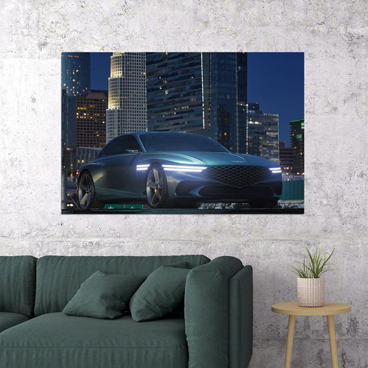 Genesis X Concept City Skyscrapers Poster Wall Art Print Home Wall Decor - xonomax