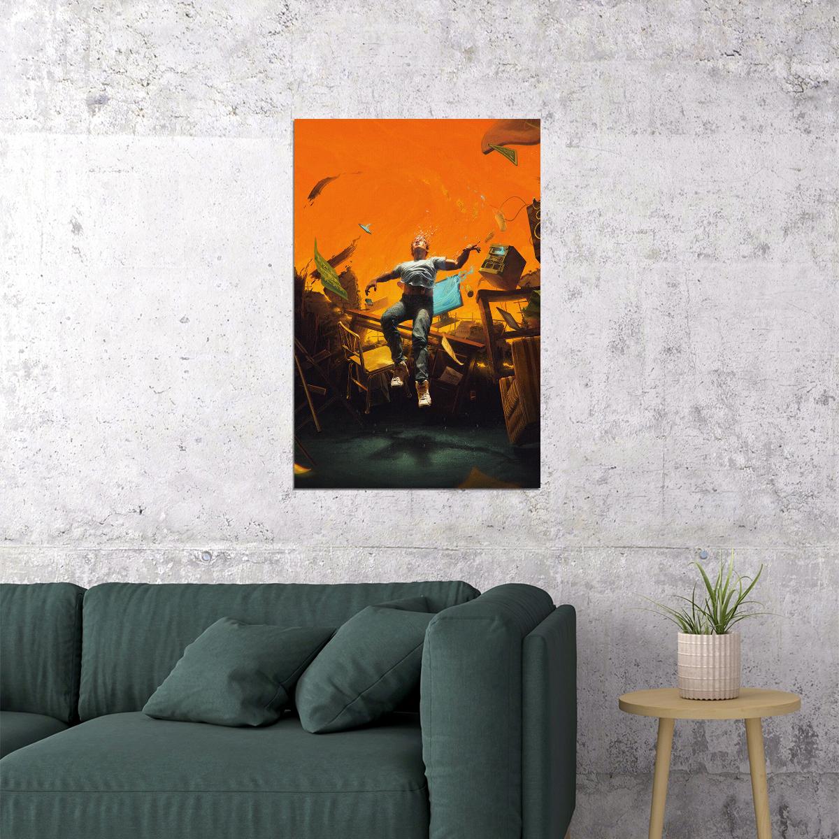 Rapper Producer Logic No Pressure Music Album Poster Wall Art Print Home Wall Decor