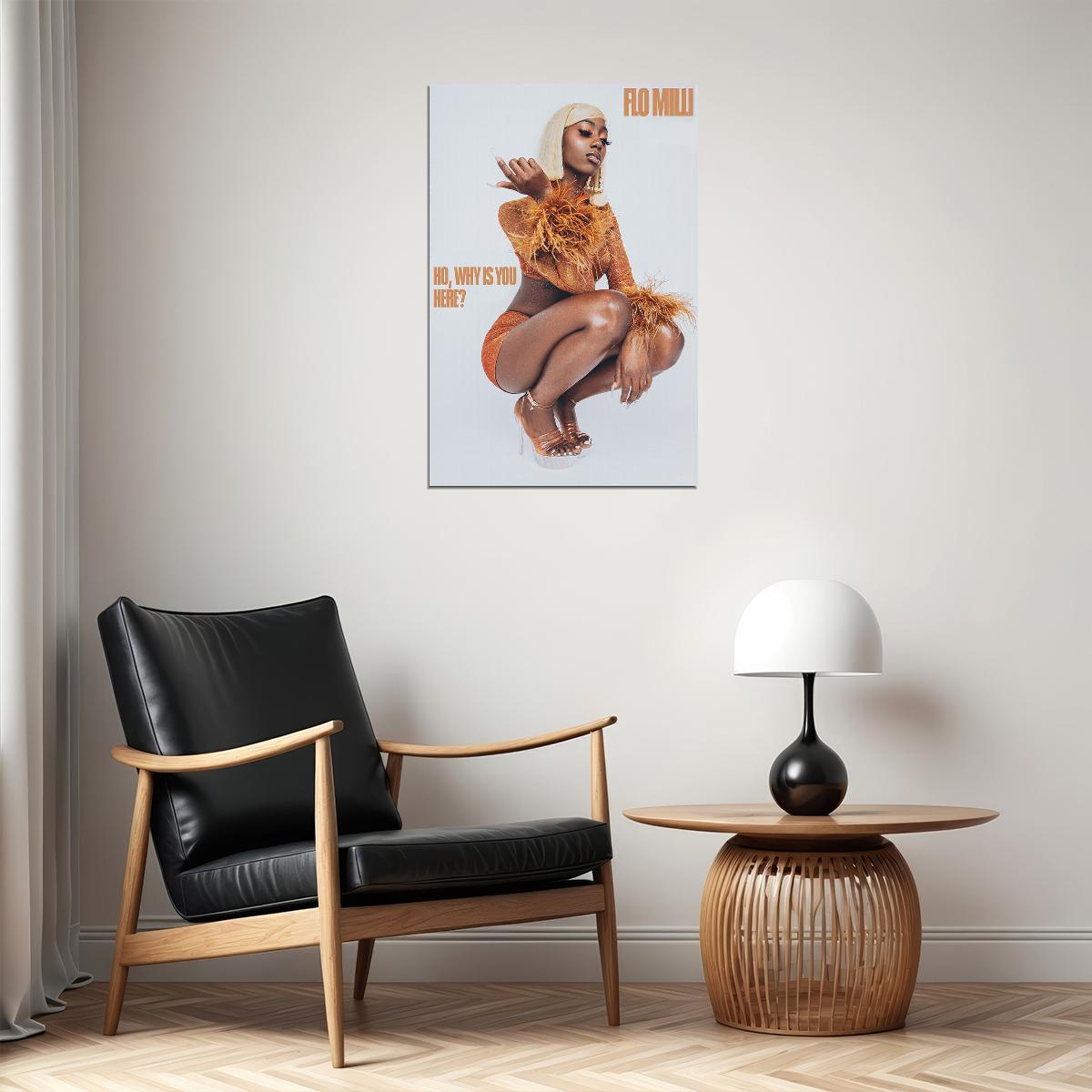 Flo Milli Ho Why Is You Here? Music Album Poster Wall Art Print Home Wall Decor